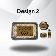 Load image into Gallery viewer, Designer Rolling Tray Set