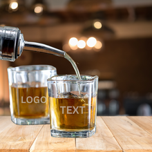 Load image into Gallery viewer, Etched Square Shot Glass