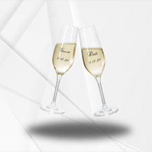 Load image into Gallery viewer, Champagne Flutes ( Set of 2)
