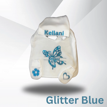 Load image into Gallery viewer, Baby Hat , Mittens, and Bib Set

